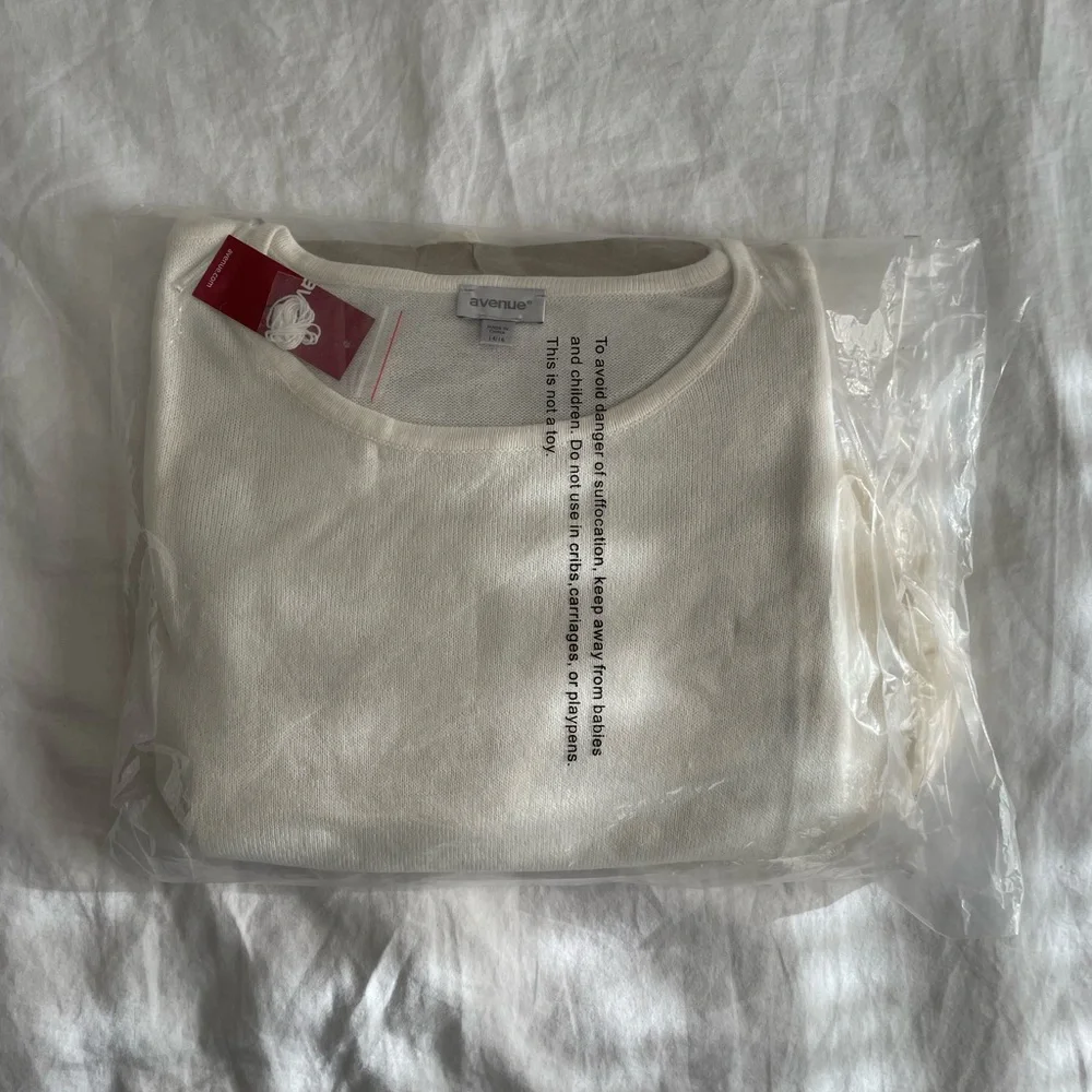 Avenue Cream Crew Neck Sweater - Picture 5 of 5